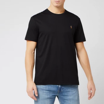 Image of Polo Ralph Lauren Mens Custom Slim Fit Soft Cotton T-Shirt - Polo Black - XXL