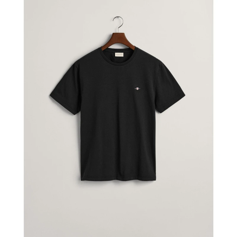 Image of Gant Regular Fit Shield T-Shirt - Black M