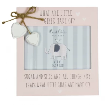 Image of 6" x 4" - Petit Cheri Little Girls Photo Frame