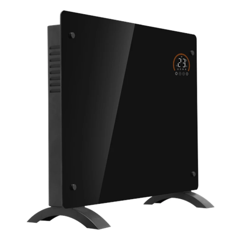 Image of Baridi Electric Glass Panel Heater, 1000W, WiFi Enabled, Black