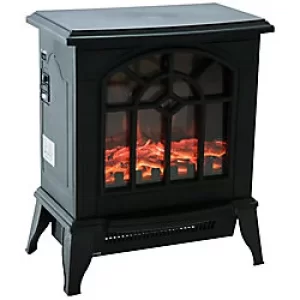 Image of Homcom Electric Fireplace Heater with LED Flame Effect