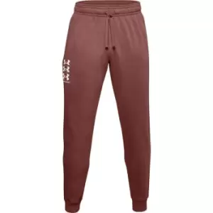 Image of Under Armour Rival Fleece Logo Jogging Pants Mens - Red