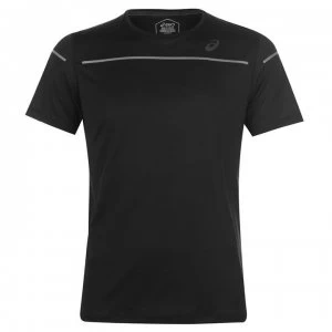 Image of Asics Lite Show Short Sleeve Top Mens - Black