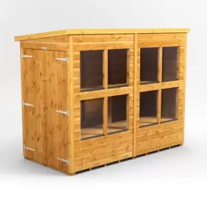 Image of 8X4 Power Pent Potting Shed With Double Doors