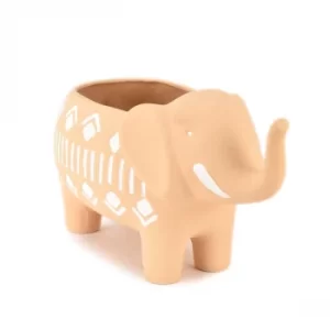 Image of HESTIA Earthenware Ceramic Elephant Planter