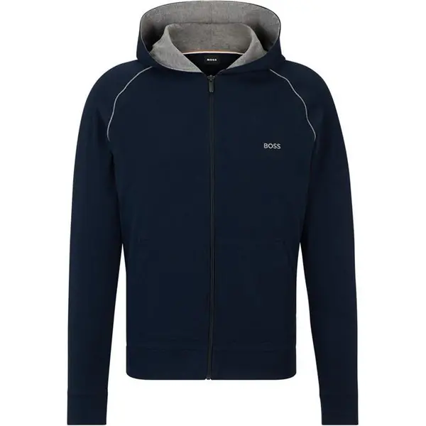 Image of Boss Mix Match Zip Hoodie - Blue S