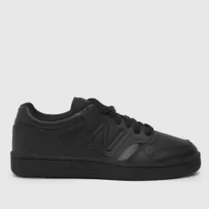 Image of New Balance Black 480 Youth Trainers