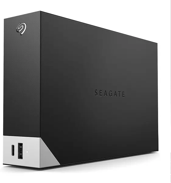 Image of Seagate One Touch Hub 12TB Desktop External Hard Drive in Black - USB3.0