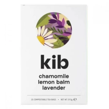 Image of Kib Chamomile Lemon Balm & Lavender Tea - 15 Bags x 4 (Case of 1)