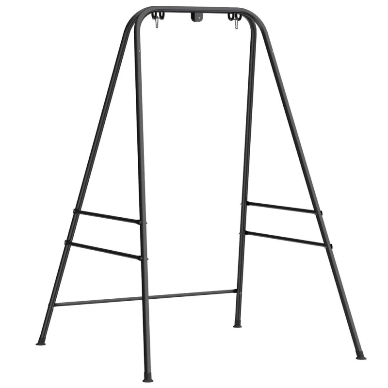 Image of OUTSUNNY Hammock Chair Stand Only for Indoor Outdoor 150KG Load Black Unisex