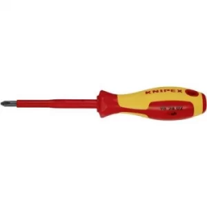 Image of Knipex 98 24 02 VDE Pillips screwdriver PH 2 Blade length: 100 mm DIN EN 60900