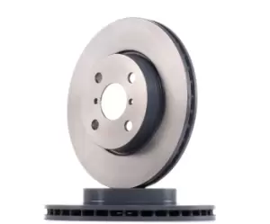 Image of FEBI BILSTEIN Brake disc 108380 Brake rotor,Brake discs TOYOTA,DAIHATSU,Yaris Schragheck (_P9_),Yaris Schragheck (_P13_),Yaris III Schragheck (XP150)