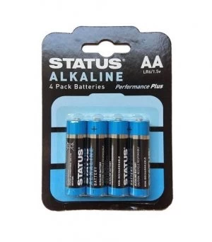 Image of Status AA Alkaline Batteries - 4 Pack