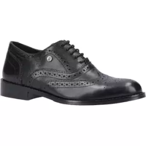 Image of Hush Puppies Womens Natalie Leather Brogue Lace Up Shoes UK Size 8 (EU 41)