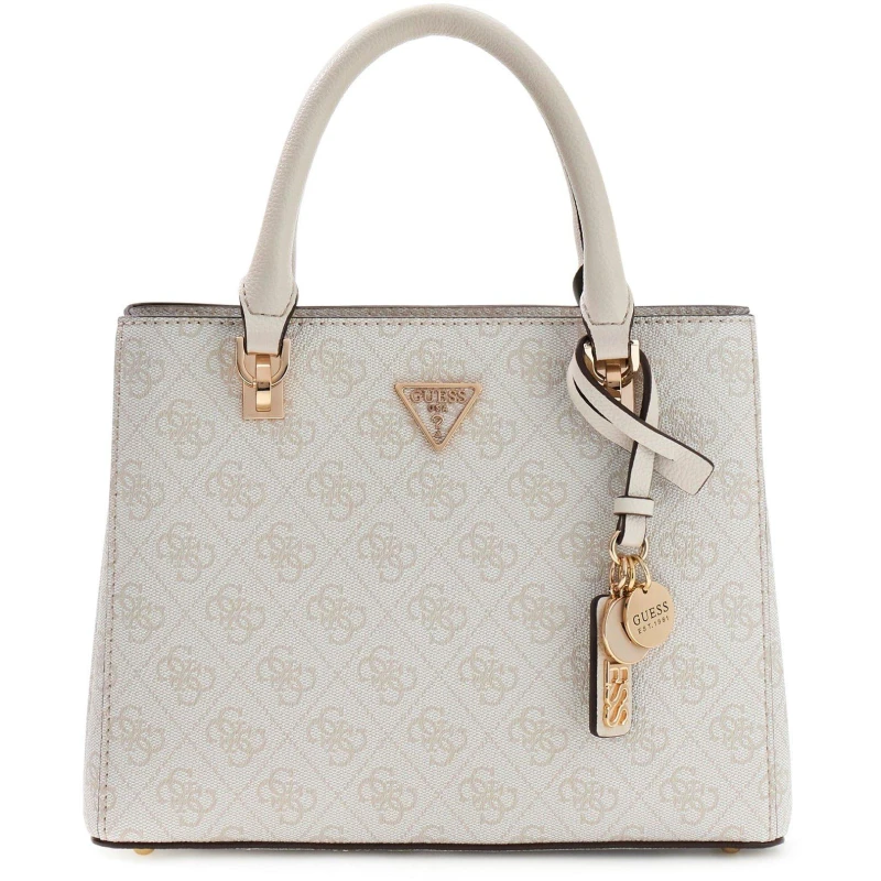 Image of Guess Noelle Satchel Bone BNN female One Size