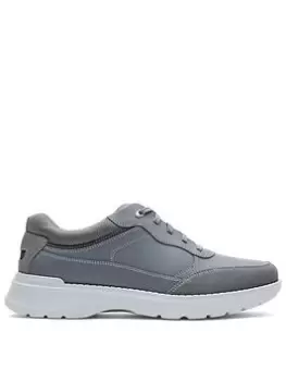 Image of Rockport Prowalker City Blucher Trainer - Grey Nubuck, Grey Nubuck, Size 8, Men