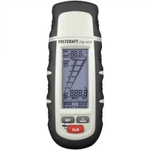 Image of VOLTCRAFT FM-400 Moisture meter Building moisture reading range 0.1 up to 24 vol% Wood moisture reading range 1 up to 60 vol%