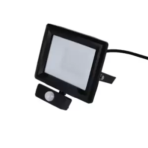 Image of Robus HiLume 20W LED Flood Light with PIR IP65 Black Cool White - RHL2040P-04