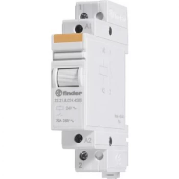 Image of Finder 22.23.8.230.4000 Modular Contactor 1 NO + 1 NC 230 V AC IP20