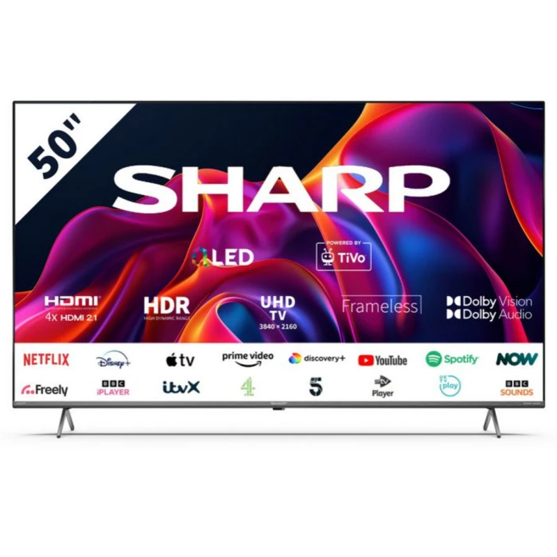 Image of Sharp 50" 4T-C50GM6245KS Smart 4K Ultra HD Quantum Dot TV