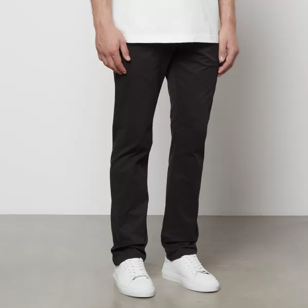 Image of Farah Mens Elm Twill Chino Pants - Black - W34/L32