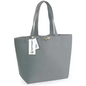 Image of Westford Mill EarthAware Organic Marina Tote (34cm x 34cm x 17cm) (Grey) - Grey