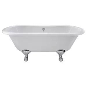 Image of Hudson Reed Kingsbury Freestanding Bath With Corbel Leg Set (1700mm) - White