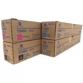 Image of Konica Minolta TN-321 4 Toner Cartridge Multipack (Original)