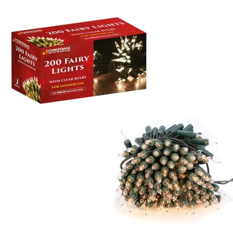 Image of Christmas Workshop 200 Shadeless Clear Fairy Lights 75270