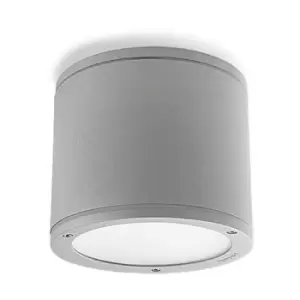 Image of Spot Downlight Injected aluminum Gray 2 bulbs 17cm