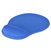 Image of Mousepad with Gel Wrist Support - Bright Blue
