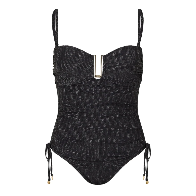 Image of Biba Womens Bandeau Swimsuit Black female 8 (XS)