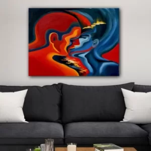 Image of 56070010_70100 Multicolor Decorative Canvas Painting