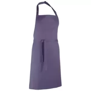 Image of Premier Colours Bib Apron / Workwear (Pack of 2) (One Size) (Purple)