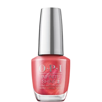 Image of OPI Celebration Collection Infitie Shine Long-Wear Nail Polish 15ml (Various Shades) - Paint the Tinseltown Red
