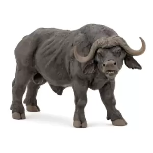 Image of Papo Wild Animal Kingdom African Buffalo Toy Figure, 3 Years or...