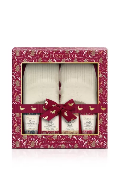 Image of The Fuzzy Duck Winter Wonderland Luxury Slipper Gift Set