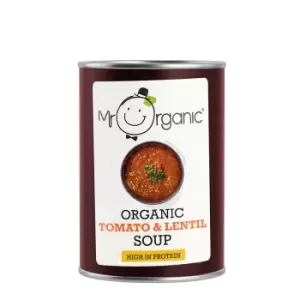 Image of Mr Organic Tomato & Lentil Soup 400g