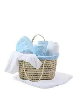 Image of Clair De Lune Marshmallow Baby Gift Basket- Blue