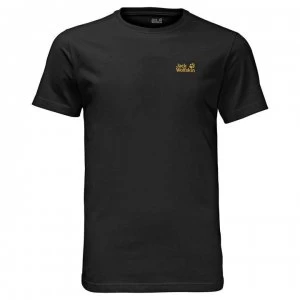 Image of Jack Wolfskin Essential T-Shirt - Black