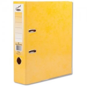 Image of Concord Contrast Lever Arch File A4 Yellow PK10