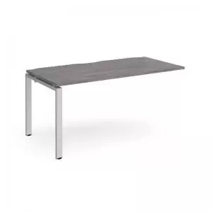 Image of Adapt add on unit single 1600mm x 800mm - silver frame and grey oak