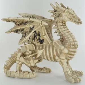 Image of Fantasy Dragon Skeleton Figurine