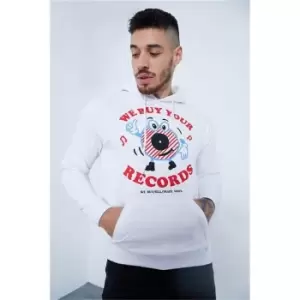 Image of I Saw It First White Records Hoodie - White