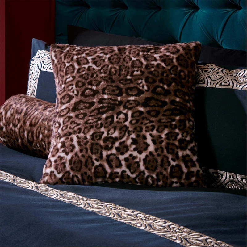 Image of Biba Biba Faux Fur Cushion - Multi Multi One Size