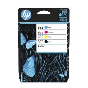 Image of HP 953 Black and Tri Colour Ink Cartridge