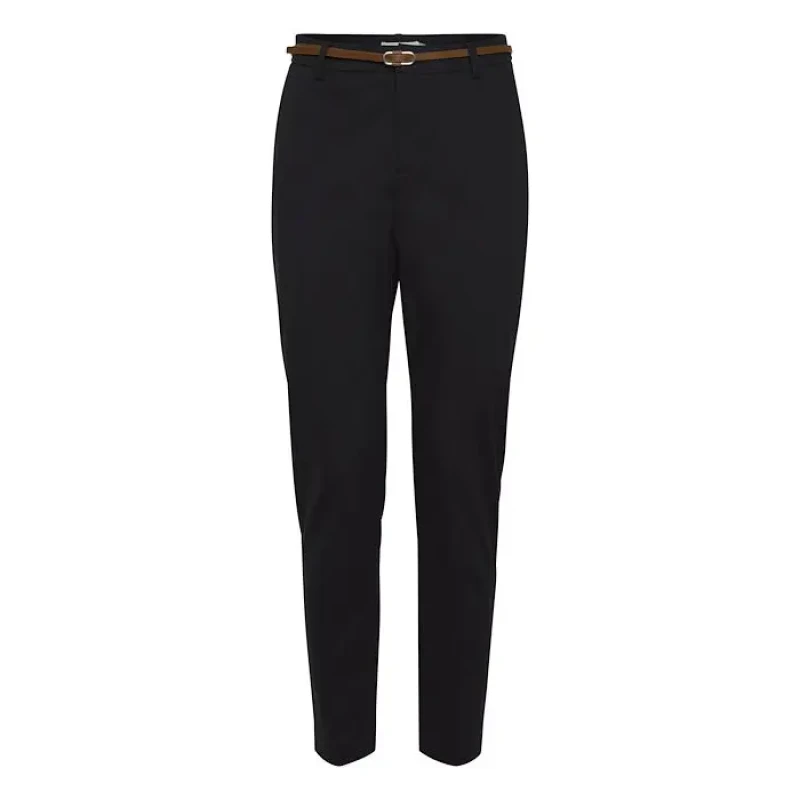 Image of b.Young Cigarette Trousers with belt For Her b.young days2 Noir Female 34
