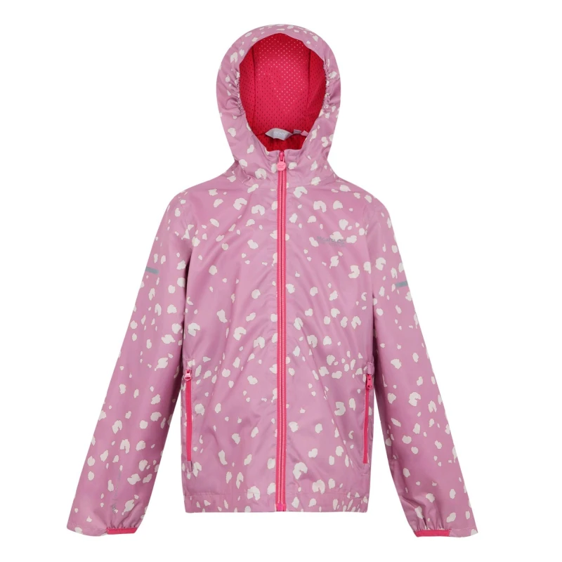 Image of Regatta Printed Lever II Jacket Lilas/Light Van female 13 Years