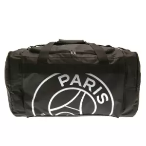 Image of Paris Saint Germain FC React Duffle Bag (One Size) (Black/White)