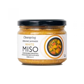 Image of Clearspring Japanese White Miso Paste Unpasteurised 270g